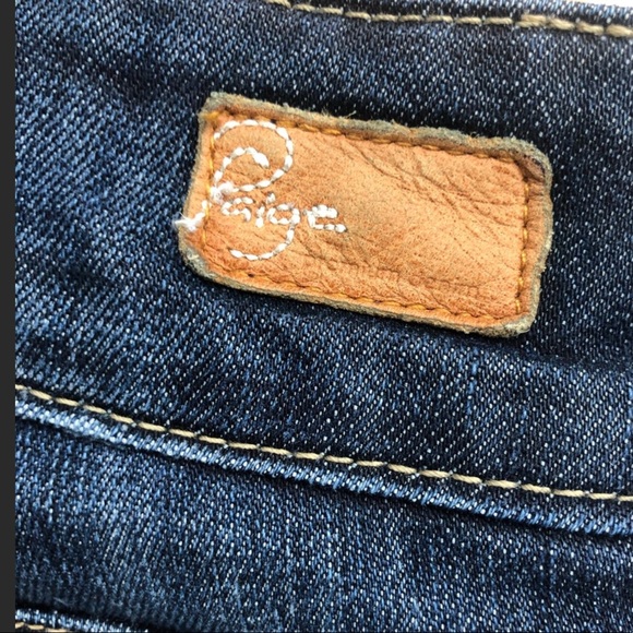 PAIGE HIDDEN HILLS JEAN SHORTS - Picture 4 of 5